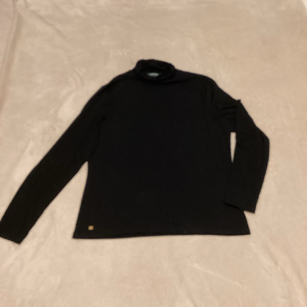 Ralph Lauren Men's Black Turtleneck Sweater